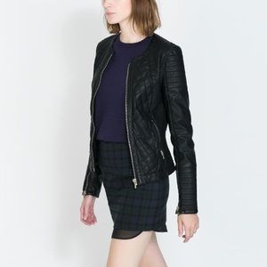 Zara Faux Leather Jacket